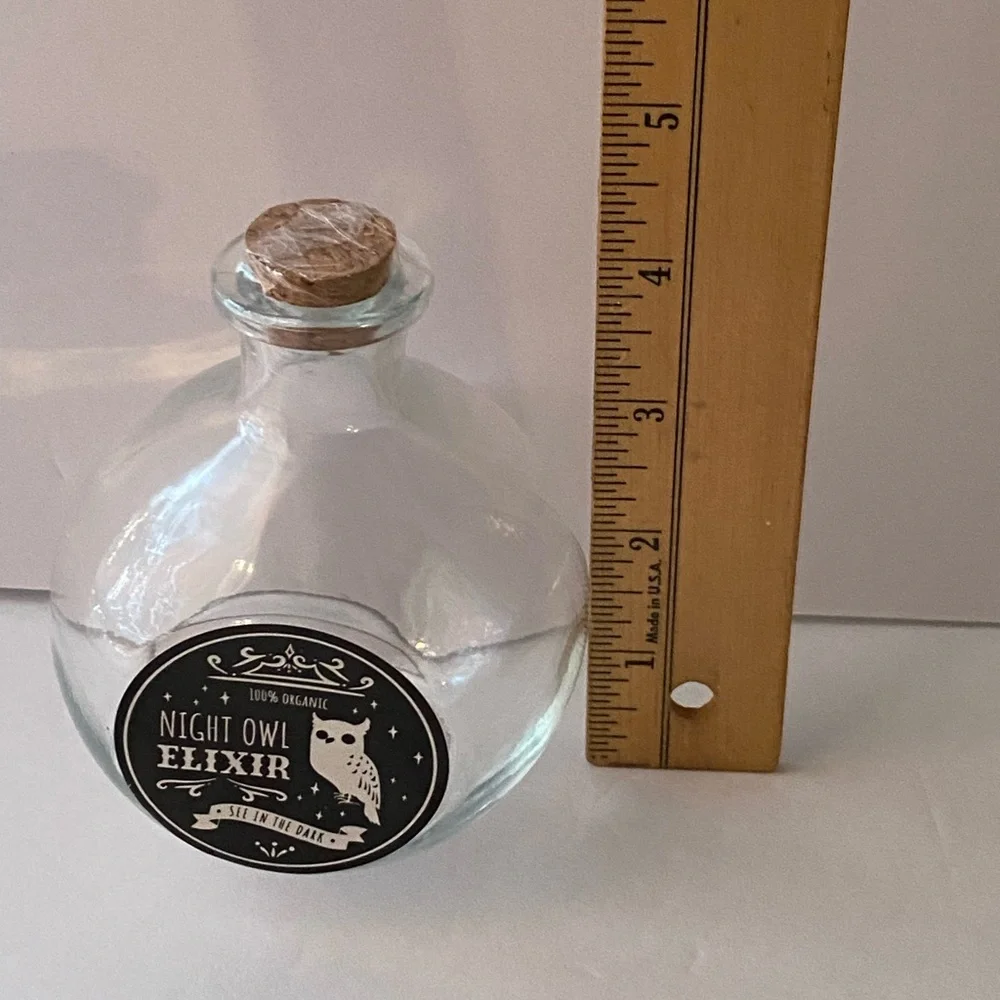 Target Bullseye Playground glass potion bottle night owl elixir collectible